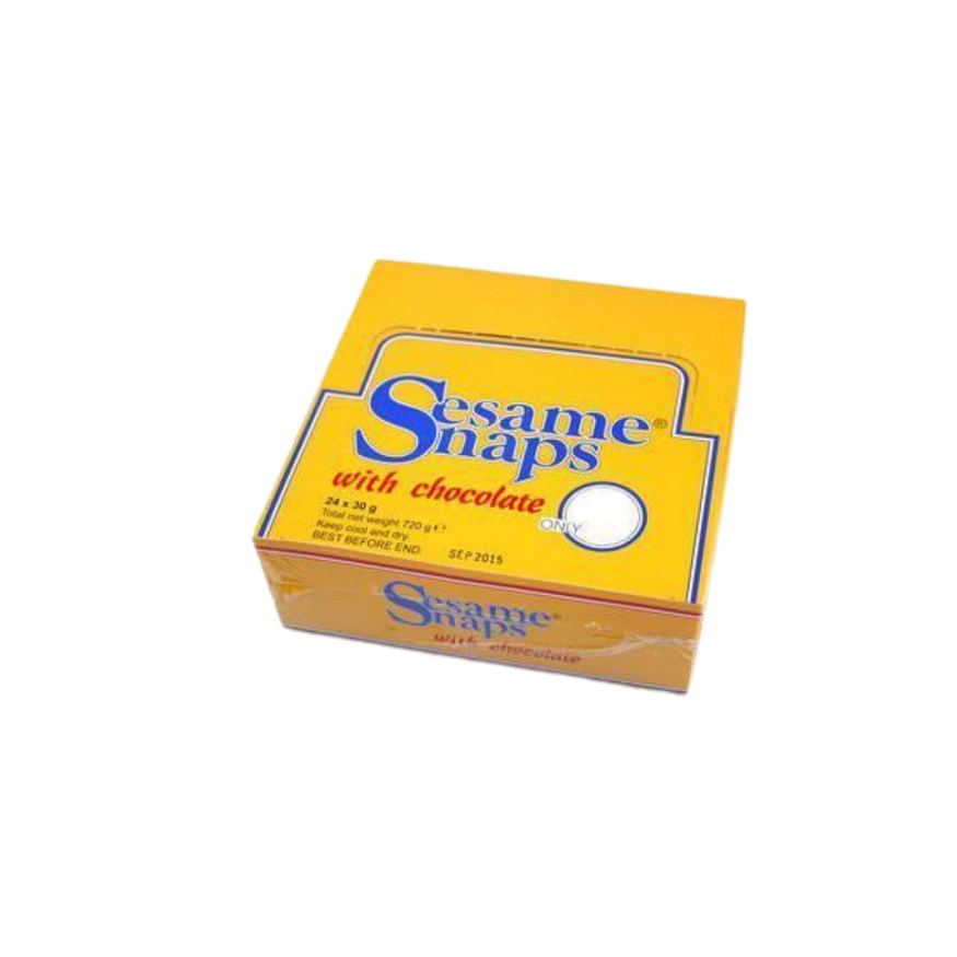 Sesame Snaps Chocolate Flavour 30g (Pack of 24)