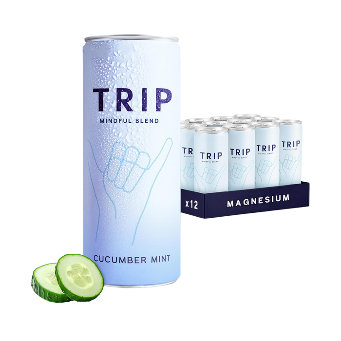 TRIP Cucumber Mint Mindful Blends 250ml can front view