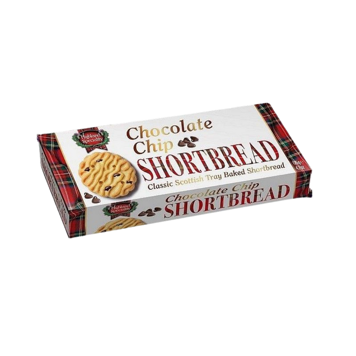 Highland Speciality Chocolate Chip Shortbread Rounds 135g (Pack of 3)