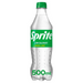 12-pack of 500ml Sprite lemon-lime soft drink bottles — UK multipack of clear PET bottles with green branded labels