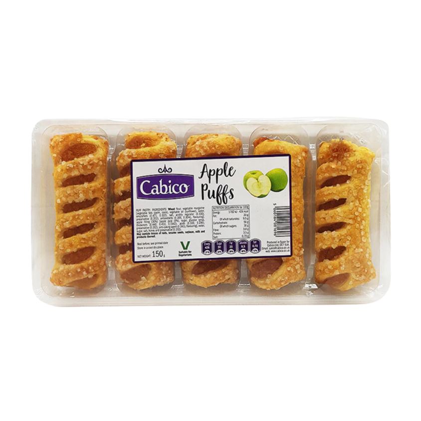 Cabico Apple Puffs 150g 5 Pieces (Pack of 1)