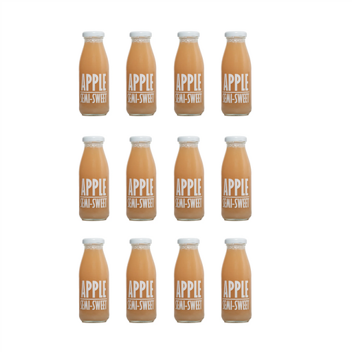 Pressuice Semi Sweet Apple Juice 250ml x 12 - Pack of 12