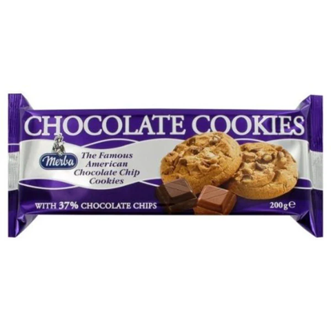 Merba Chocolate Chunk Cookies 200g x 9