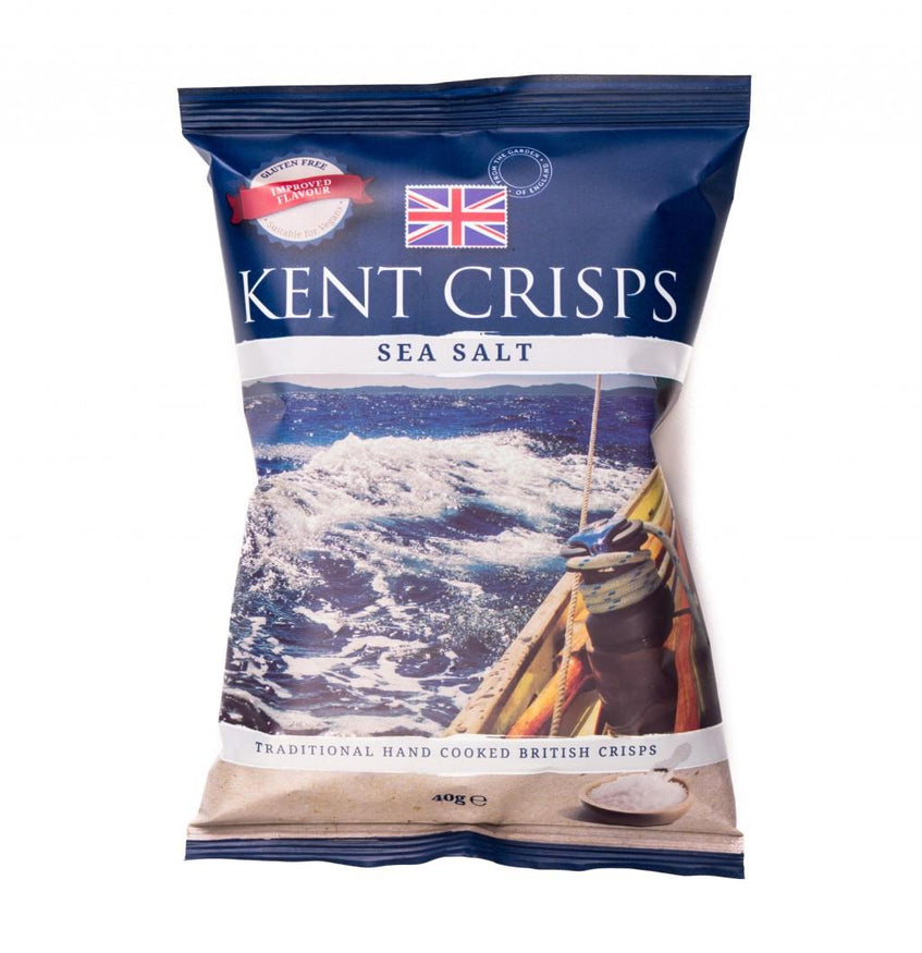Kent Crisps Sea Salt 150g x 10
