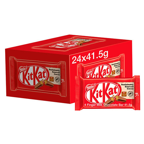 Kit Kat 4 Finger Chocolate Bars 24 x 41.5g
