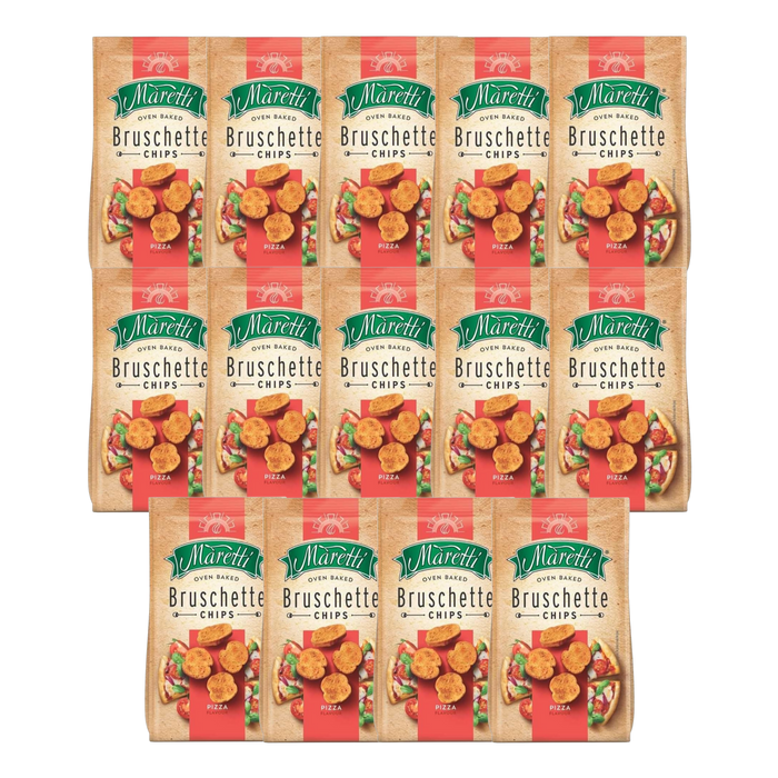 Maretti Pizza Bruschette Chips 70g (Pack of 14)