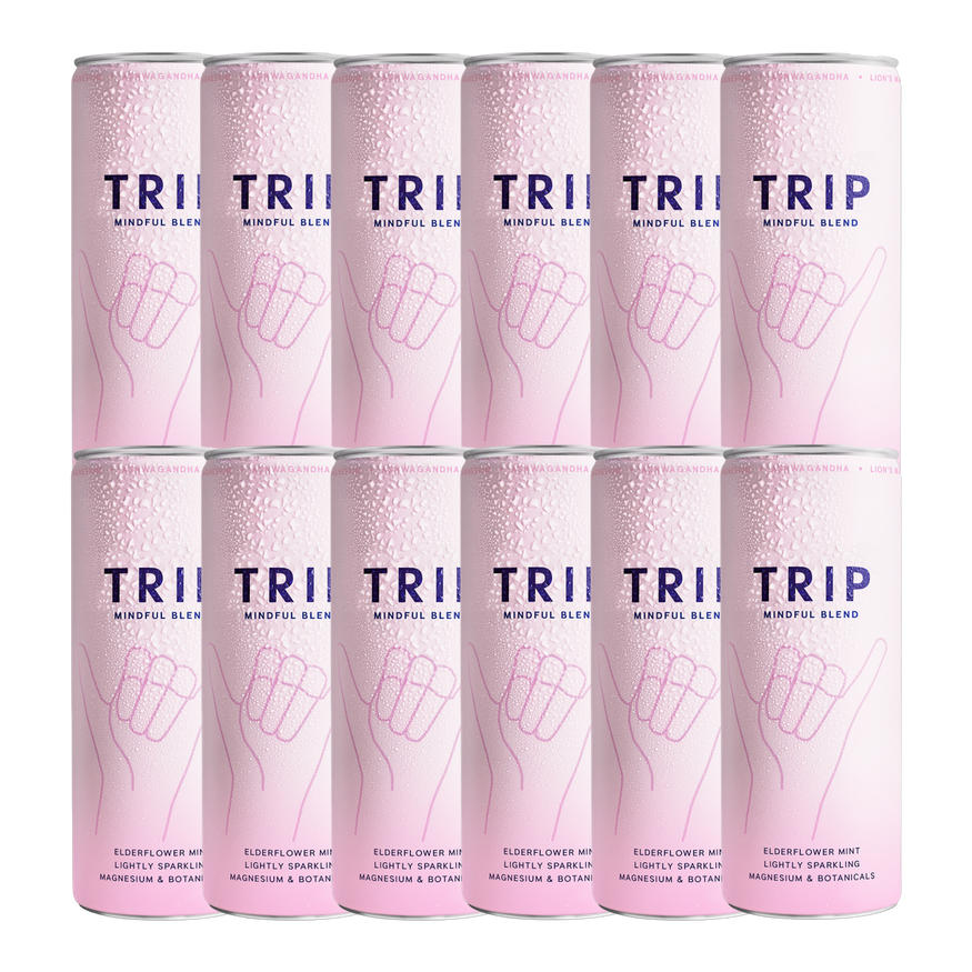 Trip Mindful Blends Elderflower Mint Drink 250ml x 12