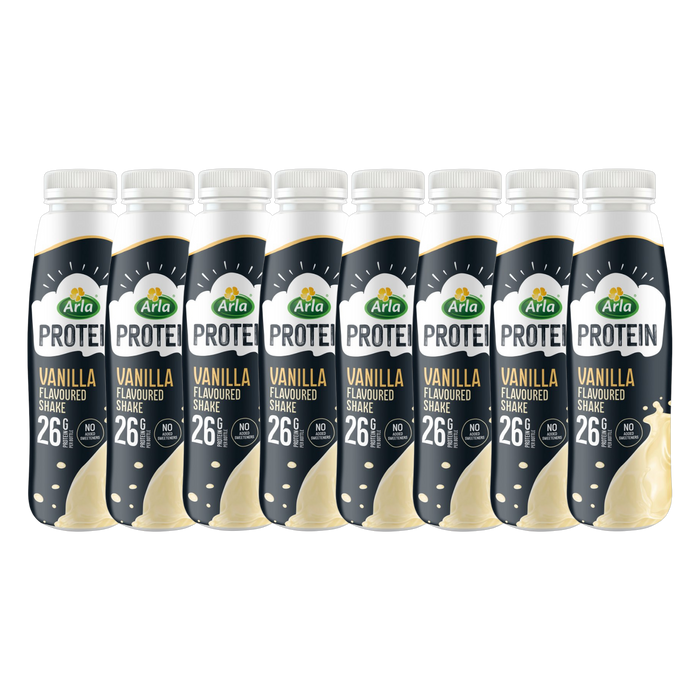 Arla Protein Vanilla Milk Shake 482ml (Pack of 8)