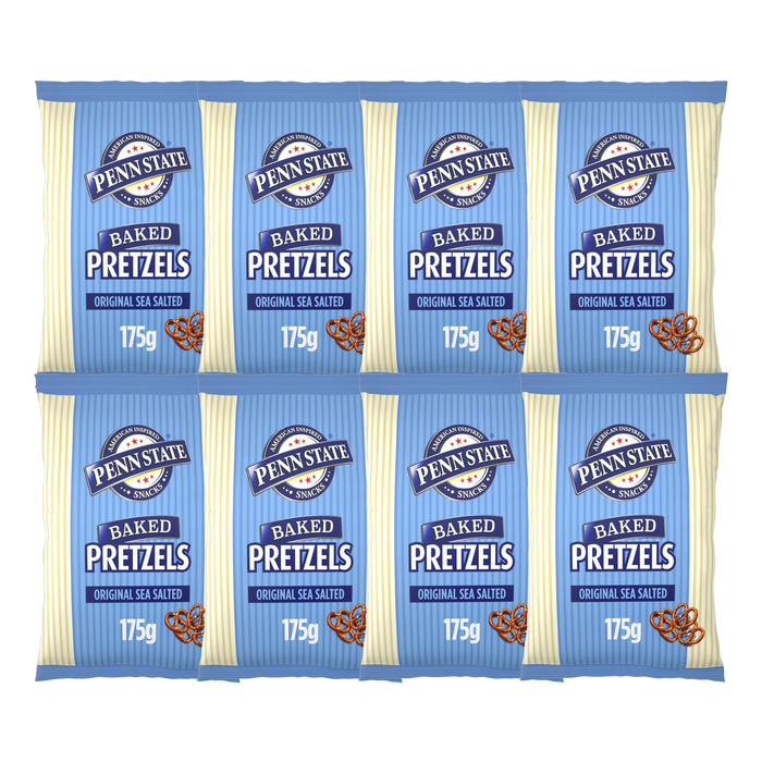 Penn State Sea Salted Sharing Pretzels 175g x 8