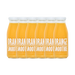 Bottle of Pressuice Orange Smoothie 240ml displayed on a wooden table