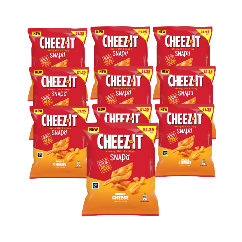 Cheez It Double Cheese Crackers 10 x 65g