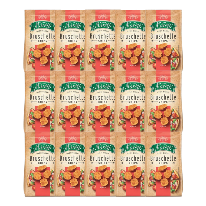 Maretti Pizza Bruschette Chips 70g pack front view