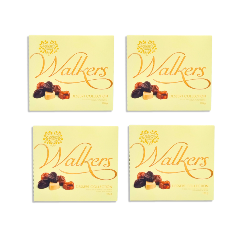 Walkers Dessert Selection Chocolate Selection Gift Box 4 x 120g