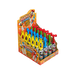 A close-up of Handy Candy Tools, showing colorful, tool-shaped compressed candy pieces.