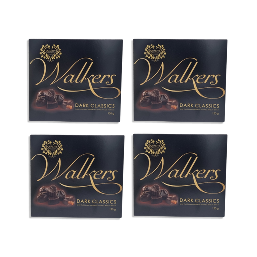 Walkers Dark Classics Chocolate Selection Gift Box with elegant packaging.