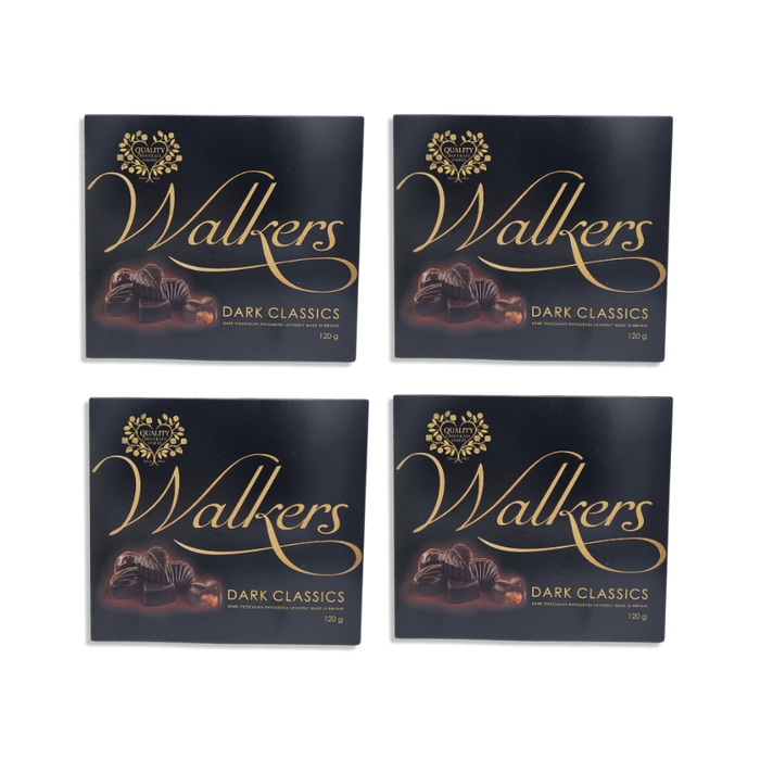 Walkers Dark Classics Chocolate Selection Gift Box with elegant packaging.